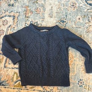 Old Navy Navy Cable Knit Sweater